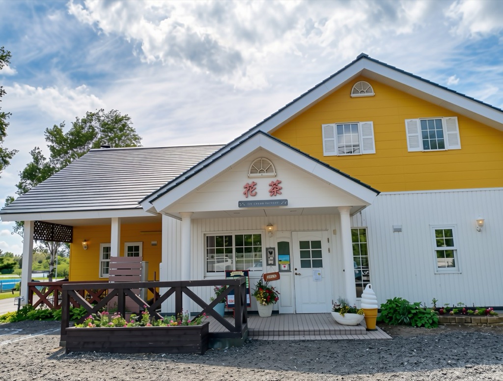 花茶農場咖啡 — 北海道新鮮食材做成的霜淇淋與果昔