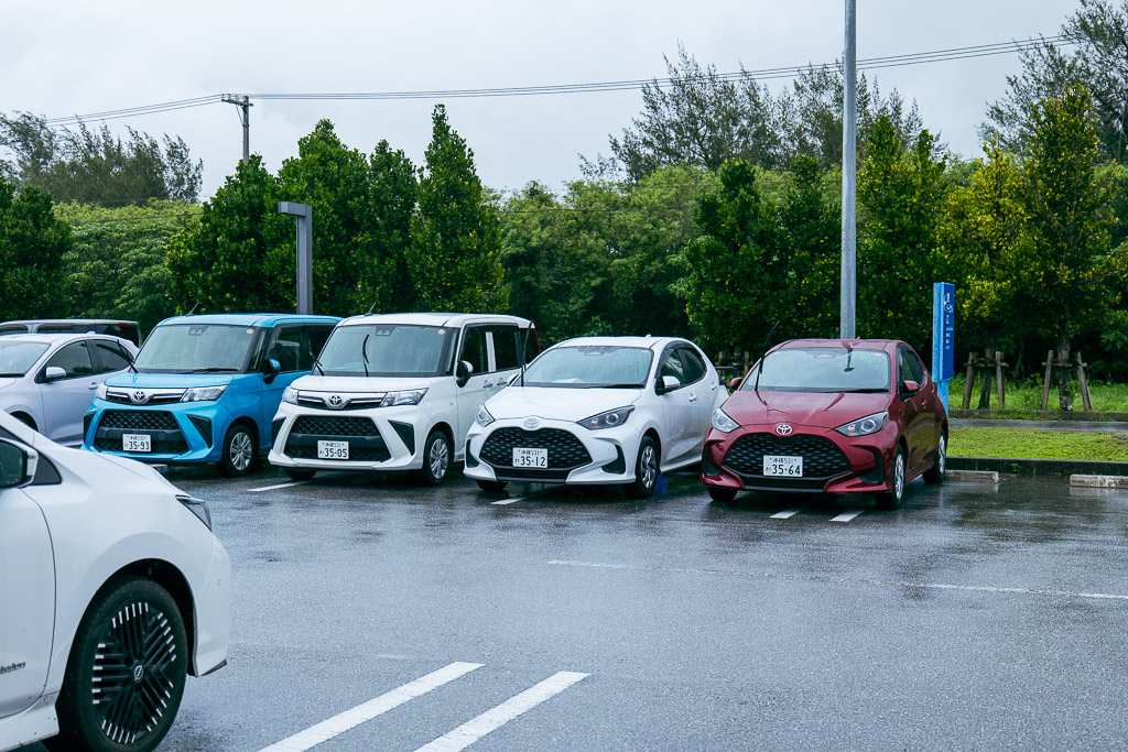 宮古島租車停車場 輕型轎車與輕自動車陣容