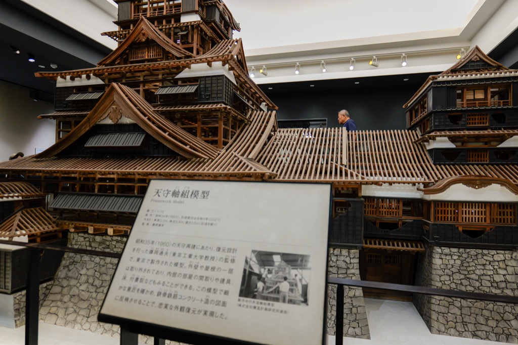 熊本城天守構造大型木造模型