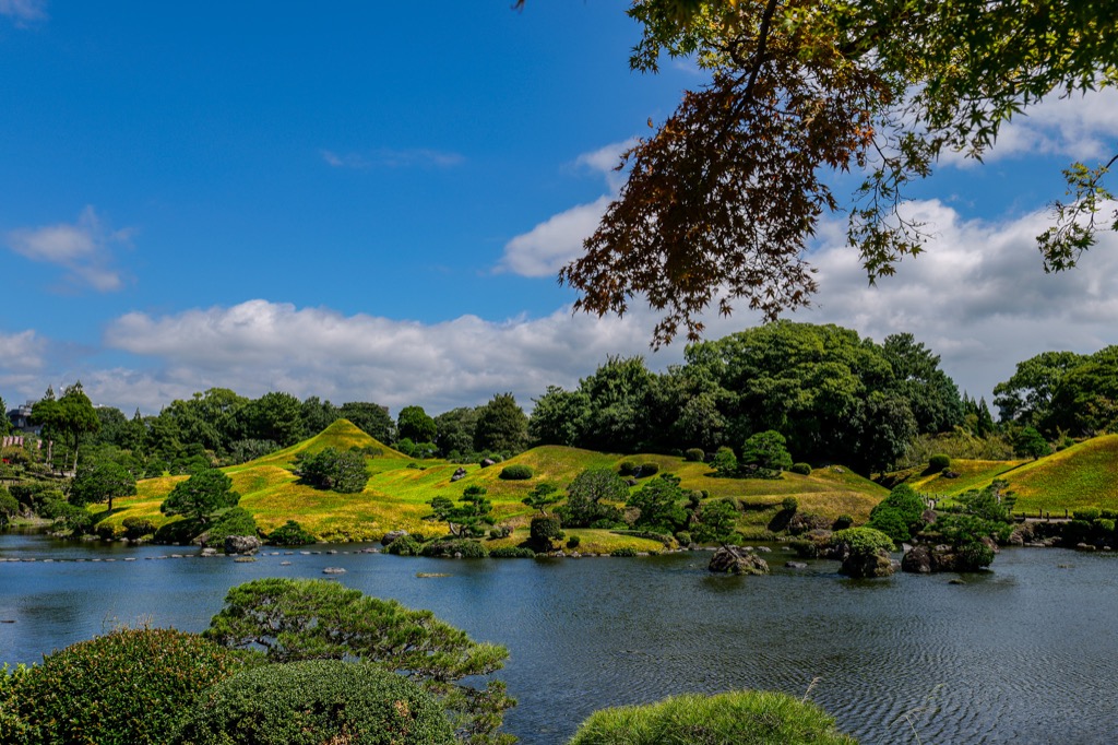 水前寺成趣園池塘