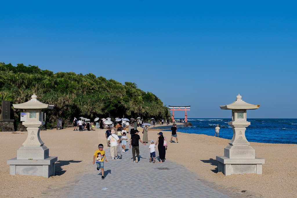 通往青島神社的參道