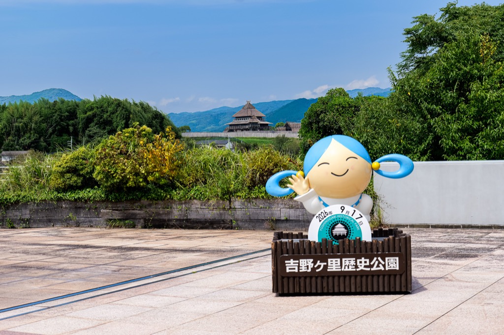 吉野ヶ里歷史公園主視覺｜吉祥物與物見櫓